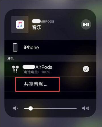 头屯河苹果14音频维修点分享iPhone14音频共享设置方法 