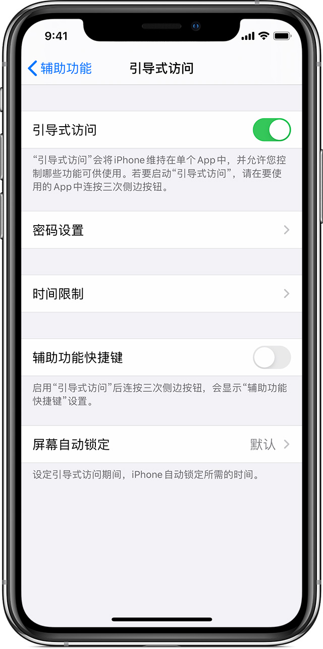 头屯河苹果手机维修分享如何在 iPhone 上退出引导式访问 