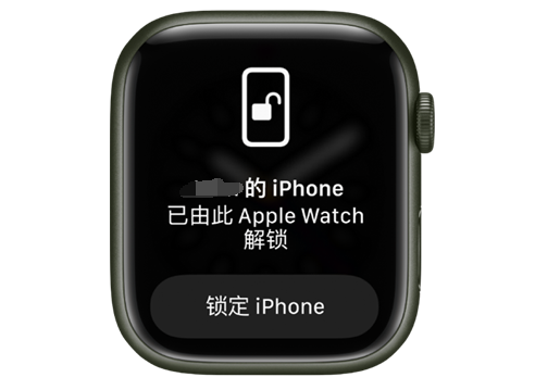 头屯河苹果手机维修分享用 AppleWatch 解锁配备面容 ID 的 iPhone方法 