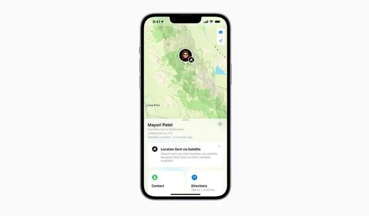 头屯河苹果14维修分享iPhone14系列中 FindMy功能通过卫星分享位置方法教程 